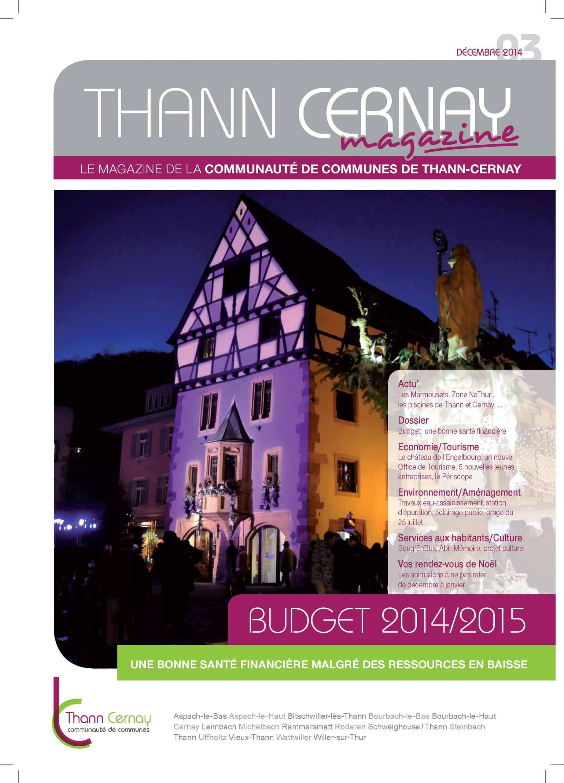 communauté de communes Thann Cernay Thann_Cernay_magazine_Decembre2014