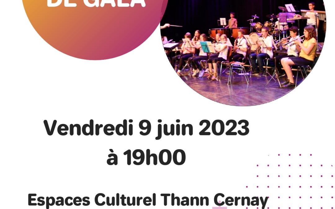 Concert de Gala le vendredi 9 juin à 19h au Relais Culturel de Thann