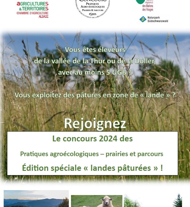 Concours des « pratiques agro-écologiques – prairies et parcours »