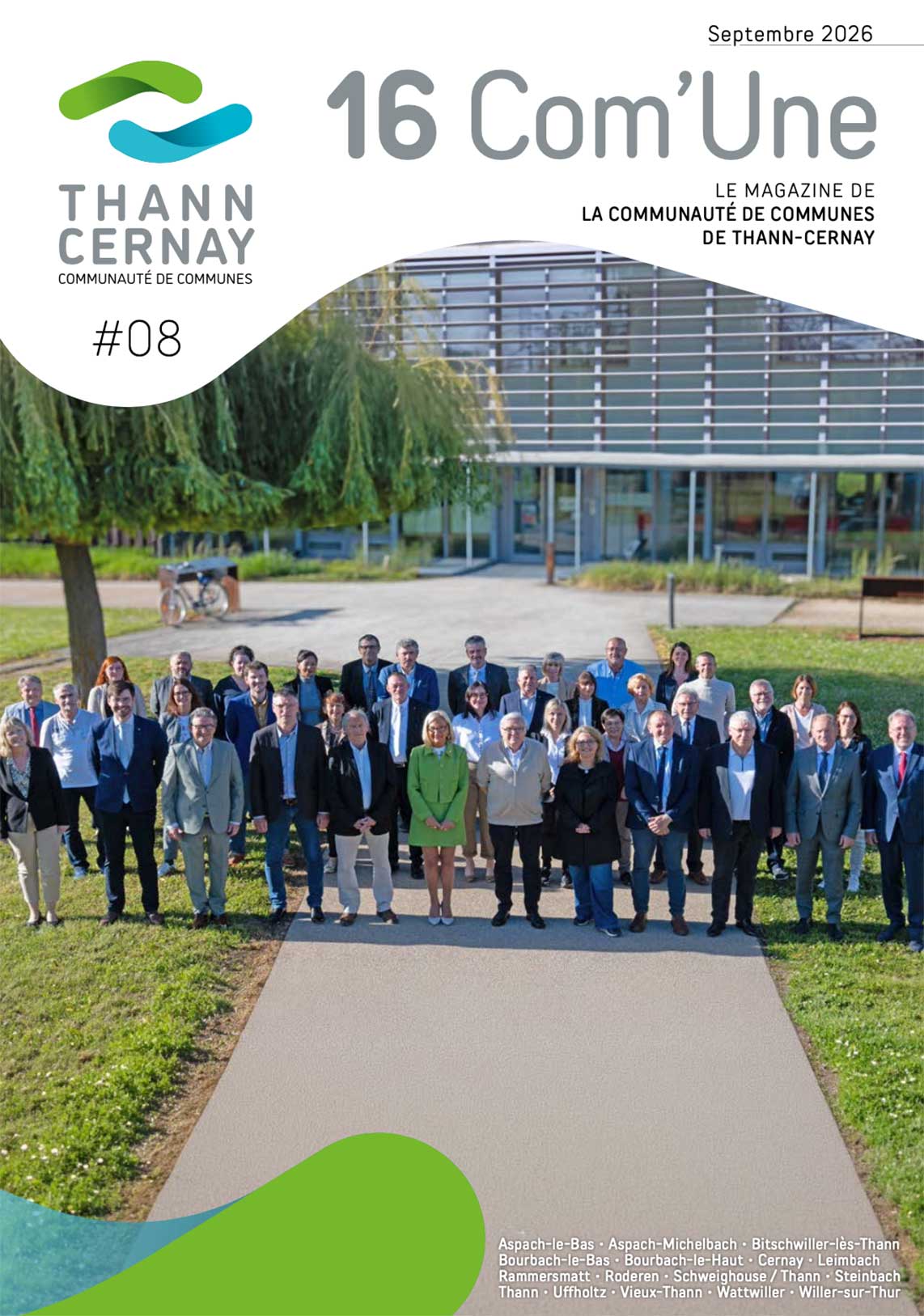 Vouverture du magazine de septembre 2026